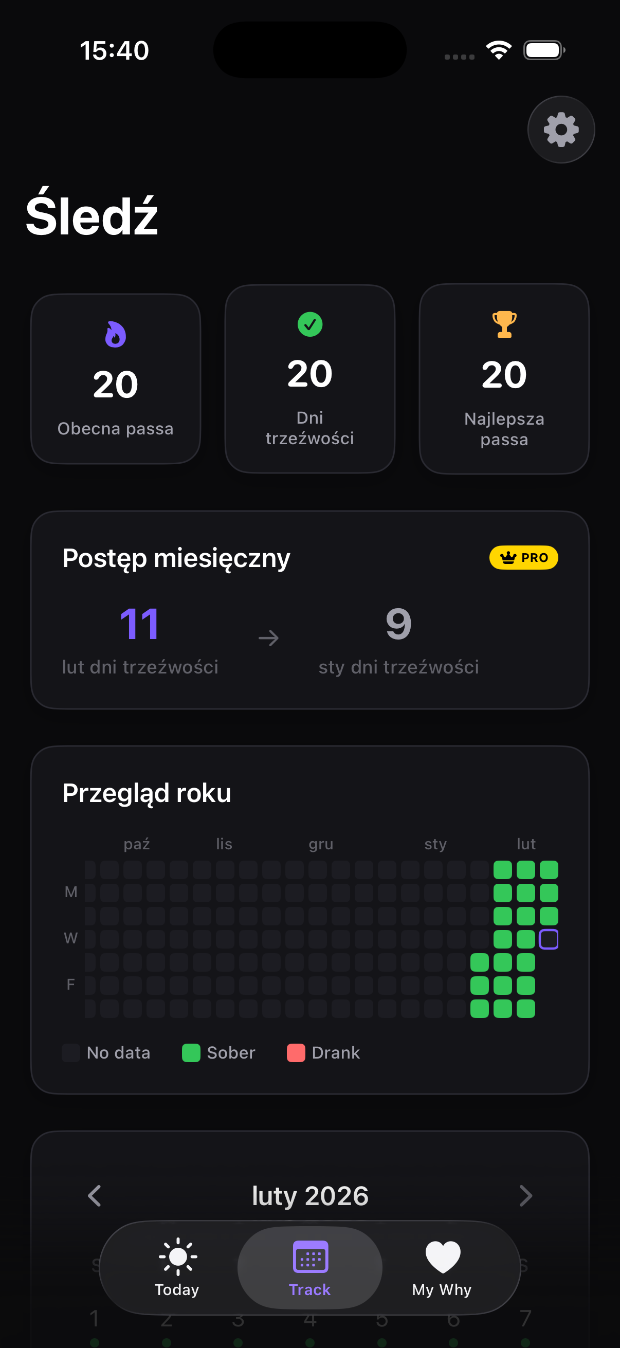 Ekran Dzisiaj z zobowiązaniem i serią